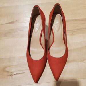 Ralph Lauren Red Stiletto Pumps/Heels 7.5